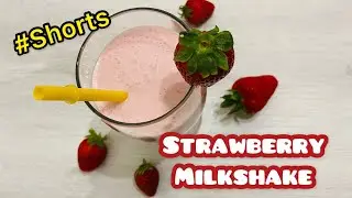 1 minute Strawberry Milkshake #Shorts
