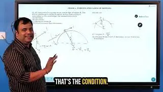 Normal Force on Ascending Motorcycle on Overbridge | Class 11 Physics | NoMoreClass