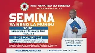 Siku ya 4 - Ishara 10 za Mungu kwa Wanaisraeli wakiwa Jangwani Part 1/2