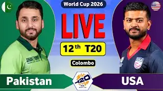 PAK vs USA Live Match Today | Pakistan vs USA, T20 World Cup Live Score & Commentary | PAK BAT