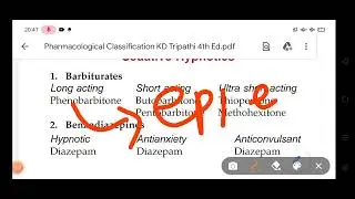 ||sedative hypnotic||classification||kdt ||part 13