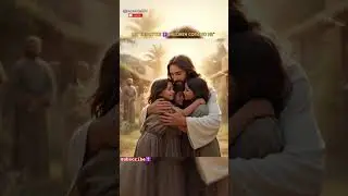Let the little children come to Me ✝️ #JesusLovesChildren #JesusChrist #FaithShorts #BibleStory