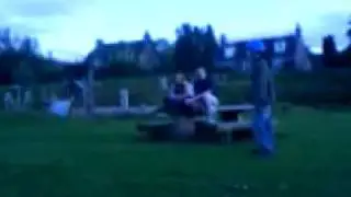 Timmy runs into steamroller at park with helmet