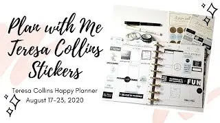 Plan with Me | Teresa Collins Happy Planner | August 17-23, 2020