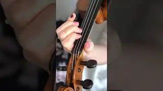 Notes on the Violin A String for Beginners #shorts
