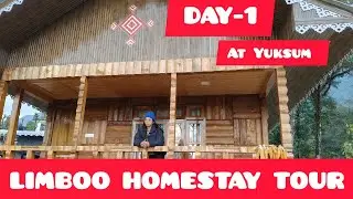 FINALLY WE ARE IN OUR DESTINATION 😃 LIMBOO HOMESTAY AT YUKSUM 