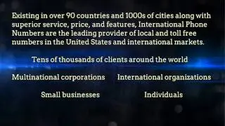International Phone Numbers | Be Local Everywhere IPN