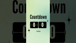 10 Seconds Countdown Timer With Voice Countdown