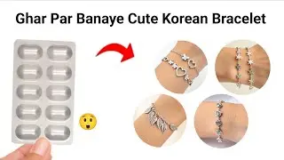 DIY Homemade  Bracelet 😍🥰/how to make bracelet at home/diy BTS bracelet/homemade Cute gift bracelet