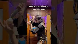 POV: You asked Daryl to crack an egg#thewalkingdead #daryldixon
