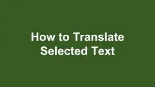 Microsoft Word 2016 Tutorial 21 How to translate in Microsoft Word