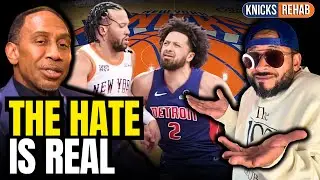 Stephen A EXPOSES Pistons HATRED for KNICKS | KNICKS REHAB ALLBALL TV