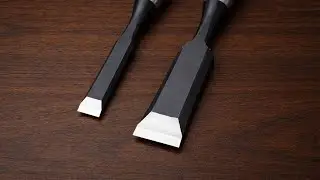 The secret to sharpening chisels as sharp as a razor - How to make a chisel sharpener!