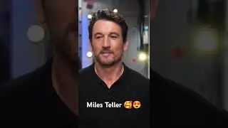 Who doesn't know this man? It's Miles Teller 😍🥰 #milesteller #thegorge #fyp #movie