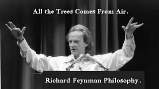 Richard Feynman Philosophy About Fire And Trees.