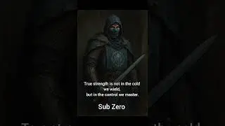 Sub Zero quote #mortalkombat #mk1 #motivation #inspiration #quate #shorts
