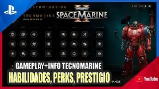 ⭐GAMEPLAY TECNOMARINE HABILIDADES, PERKS, PRESTIGIO - SPACE MARINE 2 EN ESPA&Ntilde;OL⭐