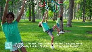 JumpOff Jo &ndash; Adventure Slackline Obstacle Course for Kids