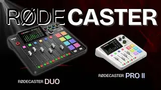 R&Oslash;DECaster Pro II and R&Oslash;DECaster Duo พอดแคสต์มิกเซอร์ สำหรับ Content Creator