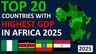 Top 20 African Countries by GDP in 2025
