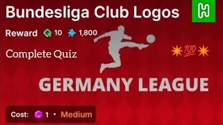 Football Club Logos | Bundesliga Club Logos Quiz Answer | Hich Trivia GK Quiz | Germany League