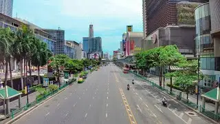 Songkran 2021 - Erawan shrine and Central World Bangkok (Ratchaprasong)