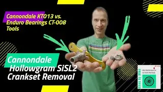 Снятие шатунов SiSL2 от Cannondale Hollogram