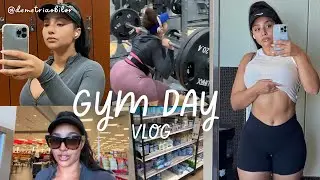 GYM DAY VLOG 🎀🏋🏽‍♀️, leg day, GLUTE exercises, dealing with hyperthyroidism and a quick target run