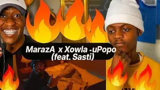 MarazA × Xowla - uPopo Ft Sasti (Official Music Video) || REACTION 🕺💣🔥