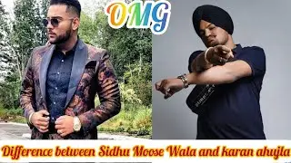 Difference between Sidhu Moose Wala and Karan ahujla | Punjabi tadka #sidhumoosewala #karanahujla