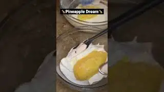 This pineapple dream dessert is divine!! #shorts #pineapple #dessert #recipe #food