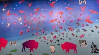 John Hitchcock Mural In Motion Timelapse