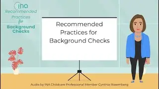 INA Recommended Practices for Background Checks