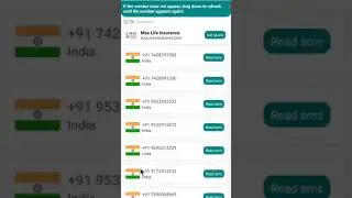 free India virtual number for OTP verification code otp bypass 1 second me