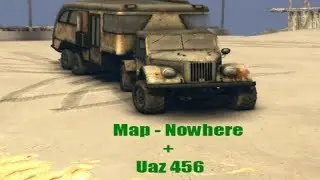 Spin Tires - Dev Demo. Map - Nowhere + Uaz 456