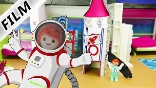 Playmobil Film deutsch JULIAN DER ASTRONAUT - Pupsantrieb startet Rakete |Kinderserie Familie Vogel