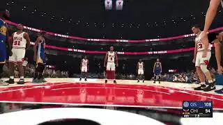 2016-17 GSW VS 1995-96 Chicago Bulls mj scottie and rodman vs curry klay kd and draymond