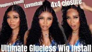 УСТАНОВКА ПАРИКА С ГЛУБОКОЙ ВОЛНОЙ LUVME HAIR, БЕСКЛЕЙНАЯ ФОРМА 4X4 | ДЛЯ НАЧИНАЮЩИХ || VNVERONICA