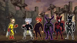 Saitama vs Garou &ndash; All Forms Unleashed | One Punch Man's Ultimate Battle
