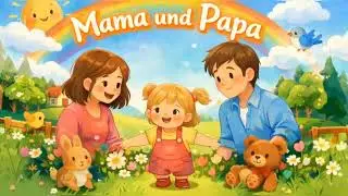  👨‍👩‍👧 Kinderlied Familie – Mama und Papa ❤️ | Liebesvolles Kinderlied