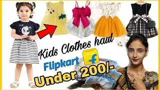 Flipkart baby girl dresses review / Baby girl dress haul / kids dress collection #babyclotheshaul 
