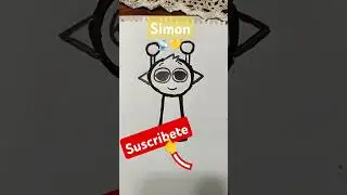 Sim&oacute;n -dibujo de sprunki 💛💛💛 #drawing #dibujo #poki #simonsprunki #viral #viralshort