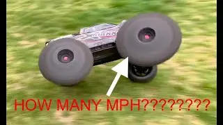 Traxxas X-MAXX - Massive 22t pinion - Speed runs and huge tire balllooning