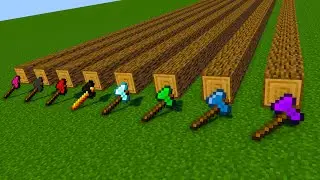 Which Minecraft Axe is Faster ?