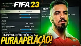 FIFA 23 || TODOS PRÓ PLAYERS ESTÃO USANDO ESSA INSTRUÇÃO TÁTICA ⚡ || DICA TÁTICA ULTIMATE TEAM ||