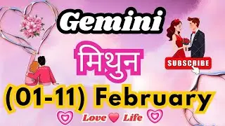  मिथुन राशि साप्ताहिकराशिफल।GeminiWeeklyLoveTarotReading 01-11)February2026।Hindi❤#love #viralvideo