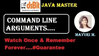 Tutorial7 |JAVA Command Line Arguments| Just in 5 minu | Watch Once & Remember Forever |Java Master|