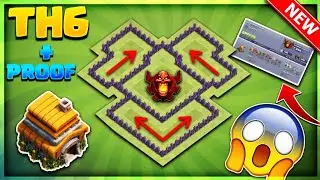 OMG INSANE BRAND NEW TOWN HALL 6 (TH6) CHAMPION/TROPHY BASE DESIGN 2018- Clash Of Clans