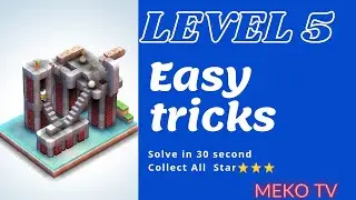 Mekorama level 5 || How to collect All Star ⭐|| Mekorama Tricks