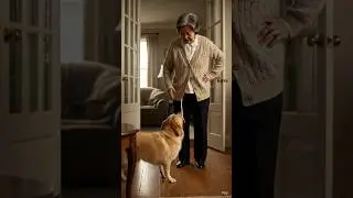 bada dog.glass.gira diya small doggy stick lake grandma ko detha hein